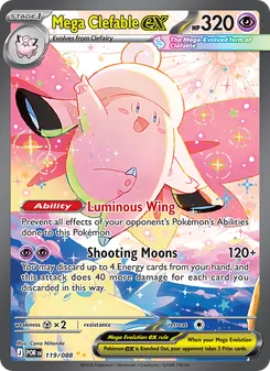 Mega Clefable ex, Perfect Order, no. 119