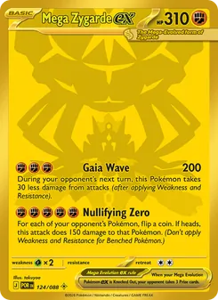 Mega Zygarde ex, Perfect Order, no. 124
