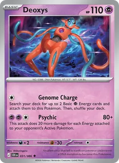 Deoxys, Chaos Rising, no. 031