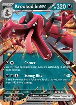 Krookodile ex, Chaos Rising, no. 055