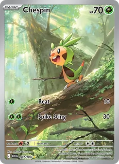 Chespin, Chaos Rising, no. 087