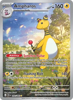 Ampharos, Chaos Rising, no. 090