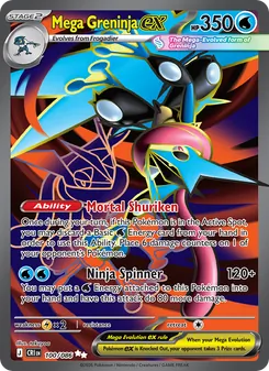 Mega Greninja ex, Chaos Rising, no. 100