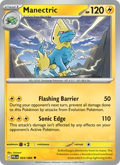 Manectric, Pitch Black, no. 024