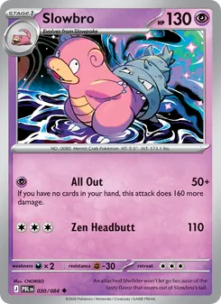 Slowbro, Pitch Black, no. 030