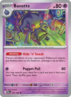 Banette, Pitch Black, no. 034