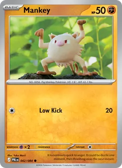 Mankey, Pitch Black, no. 042