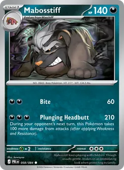 Mabosstiff, Pitch Black, no. 058