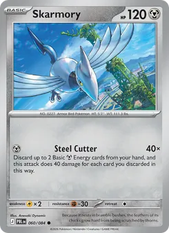 Skarmory, Pitch Black, no. 060