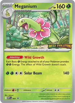 Méganium, MEP Black Star Promos, n° 001