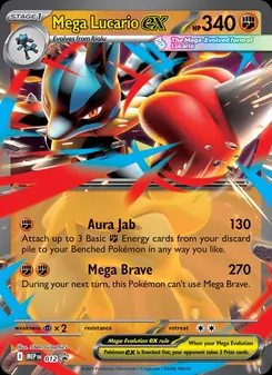 Méga-Lucario-ex, MEP Black Star Promos, n° 012