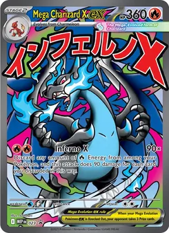 Méga-Dracaufeu X-ex, MEP Black Star Promos, n° 023