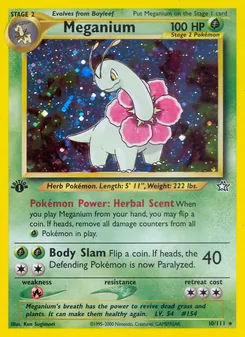Meganium, Neo Genesis, no. 10