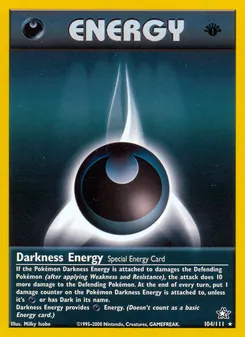 Darkness Energy, Neo Genesis, no. 104