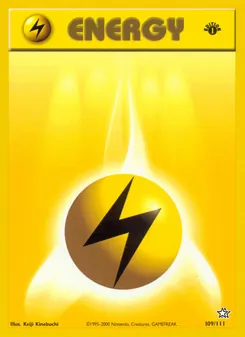 Lightning Energy, Neo Genesis, no. 109