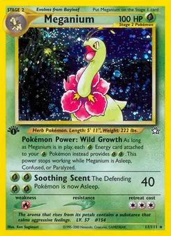 Meganium, Neo Genesis, no. 11