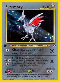 Skarmory, Neo Genesis, no. 13