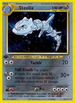 Steelix, Neo Genesis, no. 15