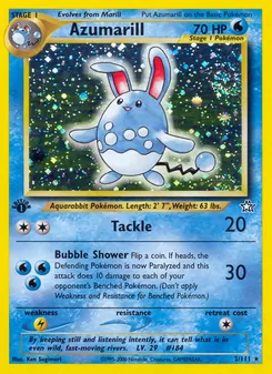 Azumarill, Neo Genesis, no. 2