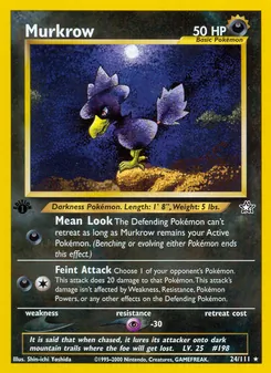 Murkrow, Neo Genesis, no. 24
