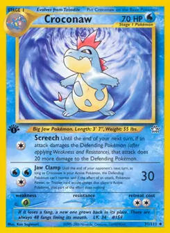 Croconaw, Neo Genesis, no. 31