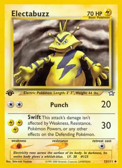 Electabuzz, Neo Genesis, no. 33