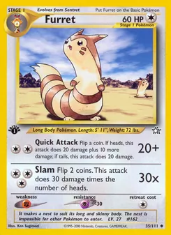 Furret, Neo Genesis, no. 35
