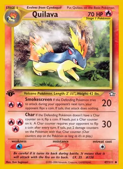 Quilava, Neo Genesis, no. 47