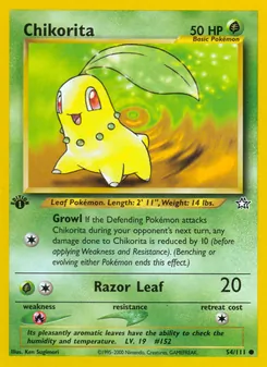 Chikorita, Neo Genesis, no. 54
