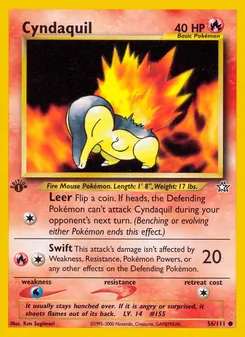 Cyndaquil, Neo Genesis, no. 56