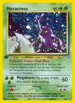 Heracross, Neo Genesis, no. 6