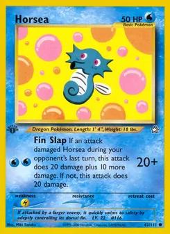 Horsea, Neo Genesis, no. 62