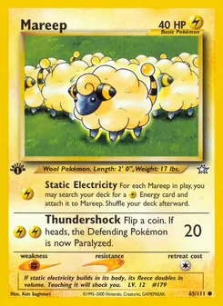 Mareep, Neo Genesis, no. 65