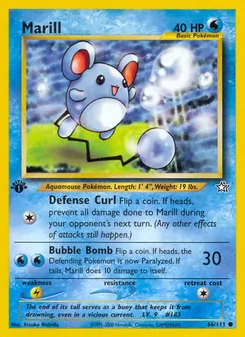 Marill, Neo Genesis, no. 66