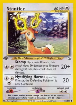 Stantler, Neo Genesis, no. 76