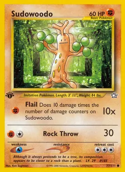 Sudowoodo, Neo Genesis, no. 77