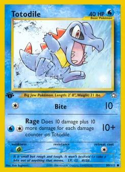 Totodile, Neo Genesis, no. 80
