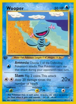 Wooper, Neo Genesis, no. 82