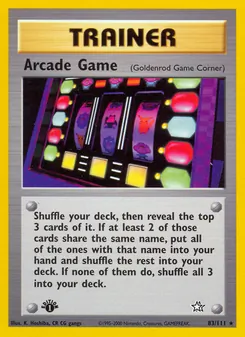 Arcade Game, Neo Genesis, no. 83