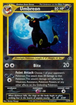 Umbreon, Neo Discovery, no. 13