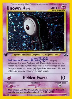 Unown [A], Neo Discovery, no. 14