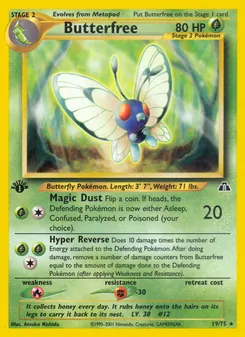 Butterfree, Neo Discovery, no. 19