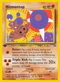 Hitmontop, Neo Discovery, no. 22