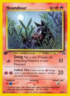 Houndour, Neo Discovery, no. 24