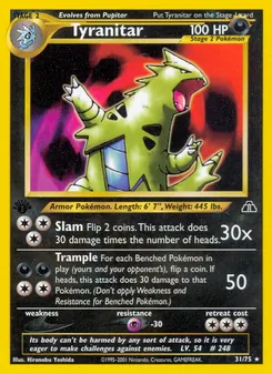 Tyranitar, Neo Discovery, no. 31