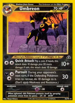 Umbreon, Neo Discovery, no. 32