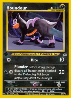 Houndour, Neo Discovery, no. 39