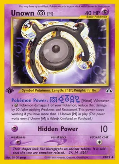 Unown [M], Neo Discovery, no. 49