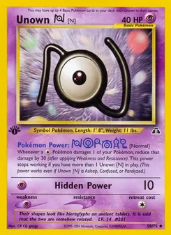 Unown [N], Neo Discovery, no. 50