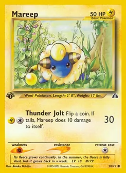 Mareep, Neo Discovery, no. 58